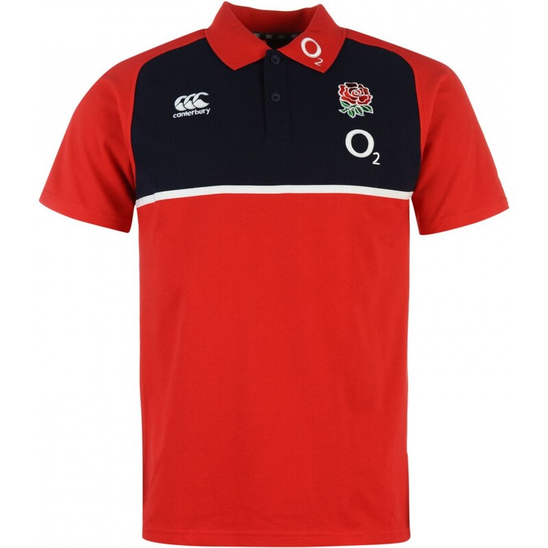 Canterbury England Training Polo Mens, true red