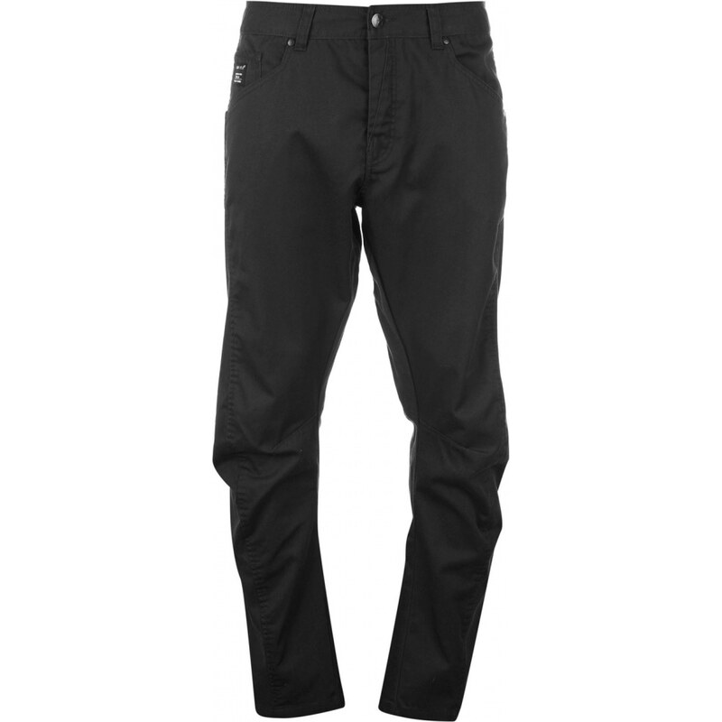 Crafted Twisted Mens Chinos, black