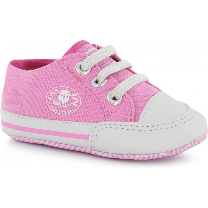 Dunlop Canvas Low Crib Shoes, pink