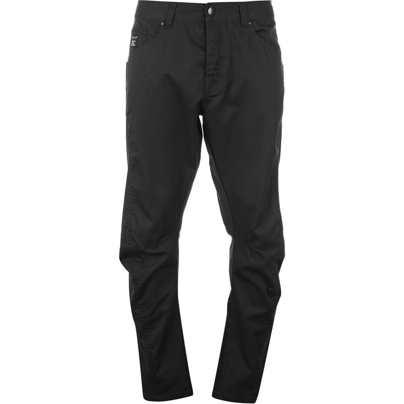 Crafted Twisted Mens Chinos, black