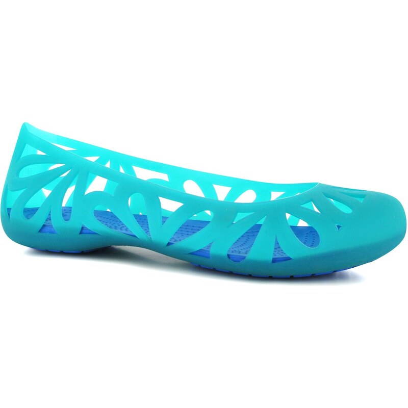 Crocs Adrina III Flat Child Girls Shoes, tropical teal