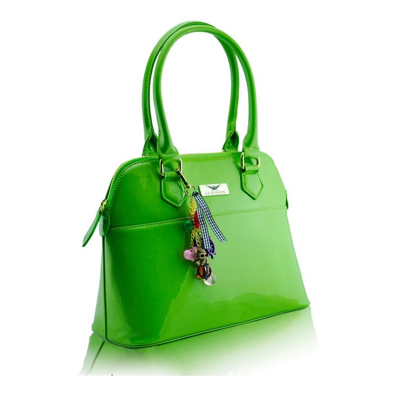 L&S Fashion (Anglie) Kabelka LS6001 zelená