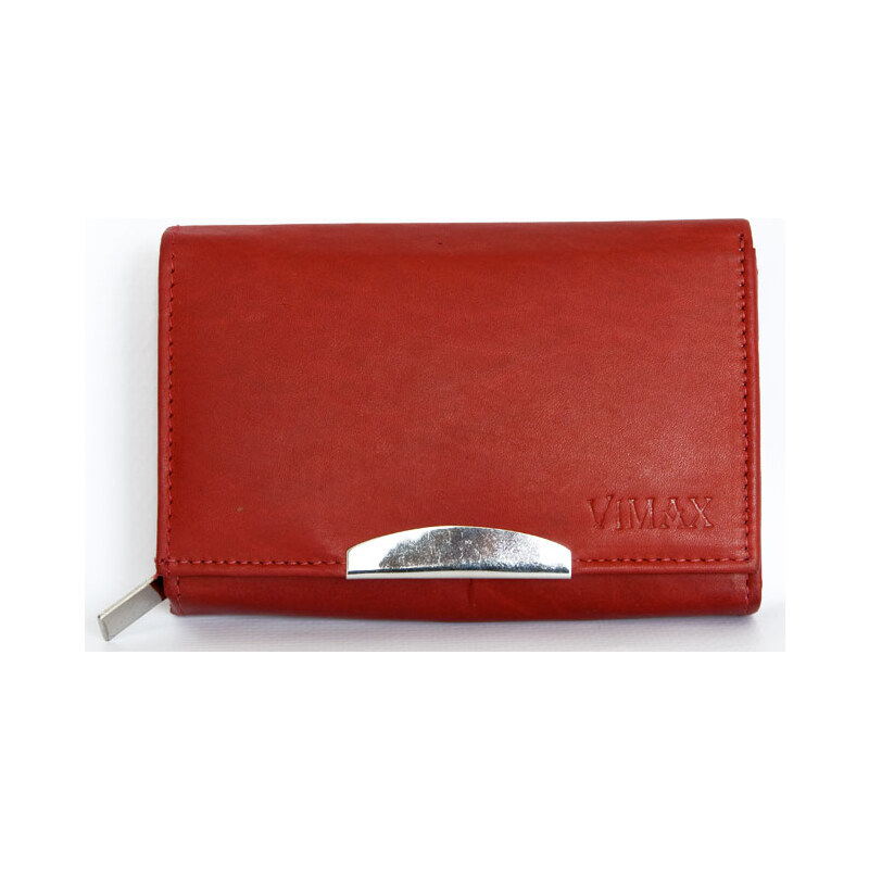 Červená dámská kožená peněženka VIMAX (ADV-07-068)
