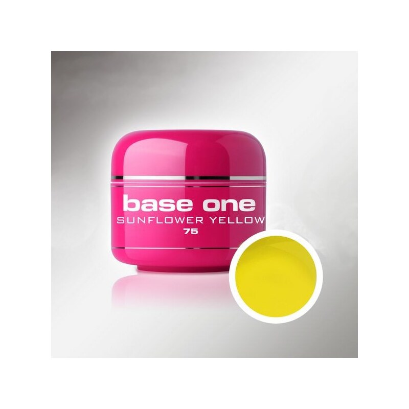 Allepaznokcie Base One barevný UV gel 5g Yellow