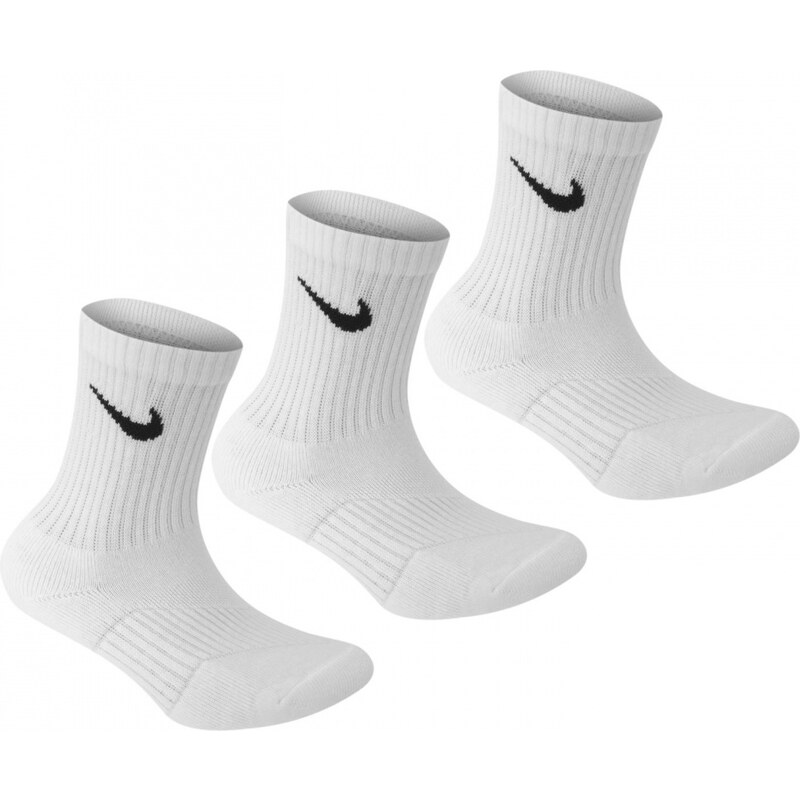 Nike 3 Pack Performance Socks Junior, white