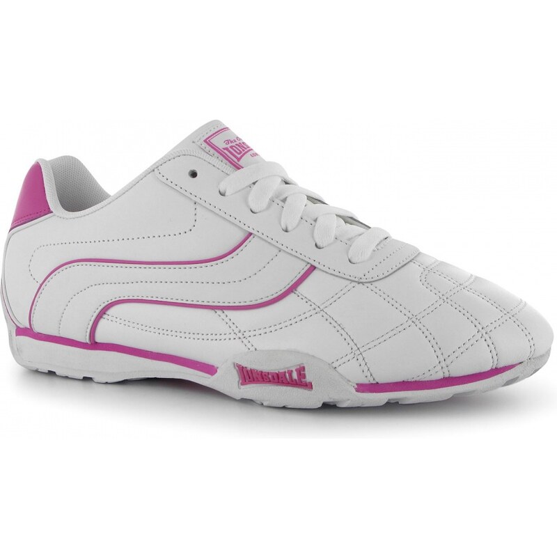 Lonsdale Camden Trainers Ladies, white/cerise