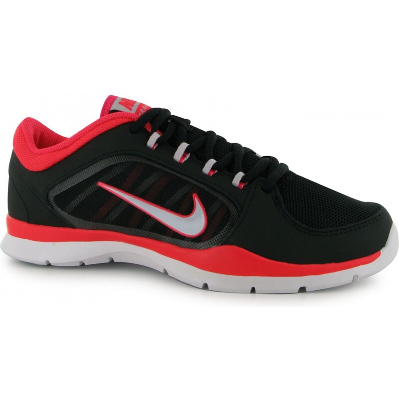 Nike Flex 4 Ladies Trainers, black/plat/red