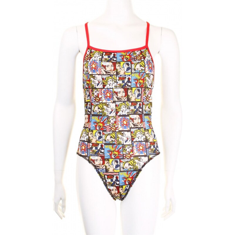 Maru Comix Pacer Swimsuit Ladies, red
