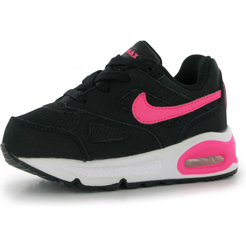Nike Air Max Ivo Infant Girl Trainers, black/pink