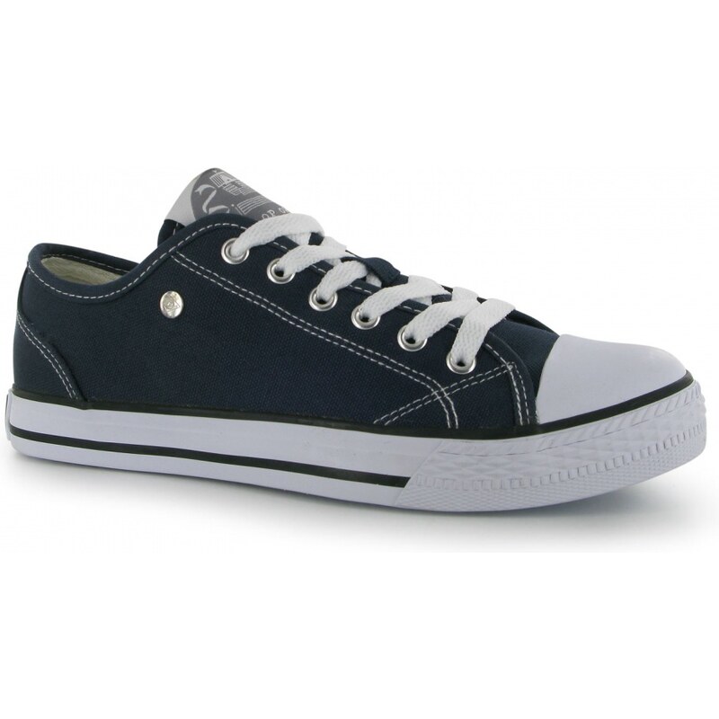 Dunlop Canvas Low Ladies Trainers, navy