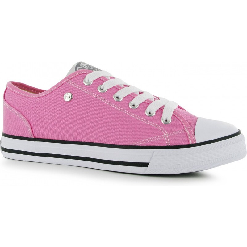 Dunlop Canvas Low Ladies Trainers, pink
