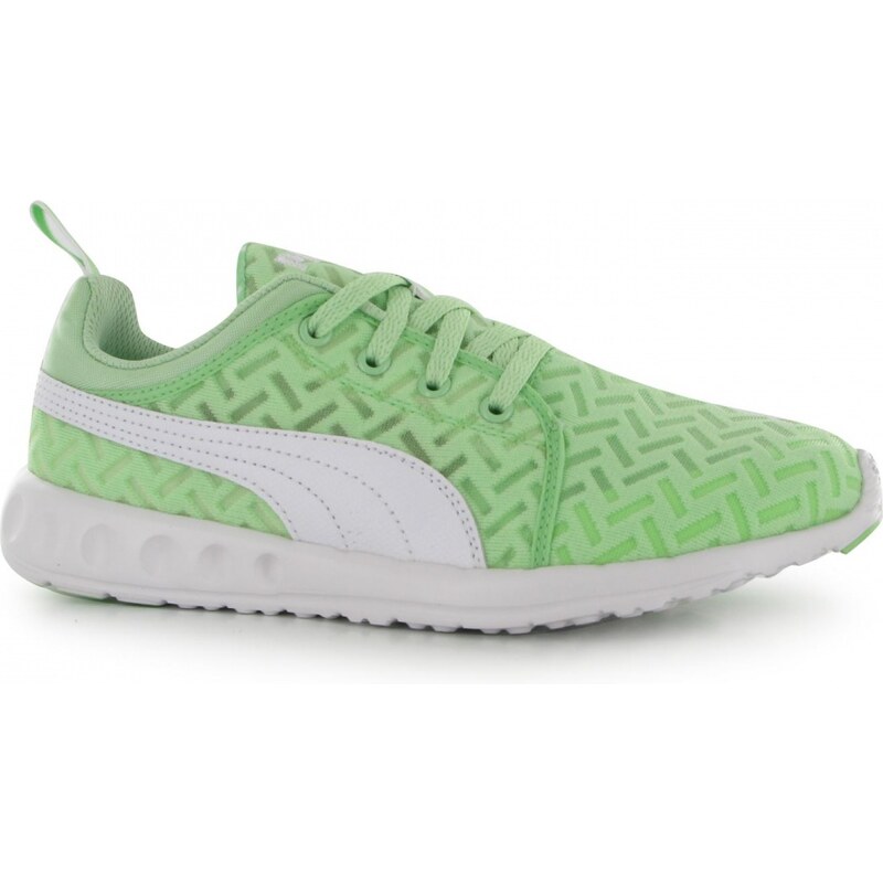 Puma Carson Runner Ladies Running Shoes, green/white