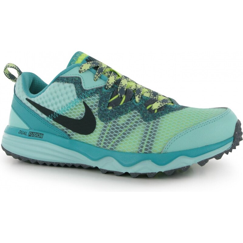 Nike Dual Fusion Ladies Trail Running Shoes, artteal/charc