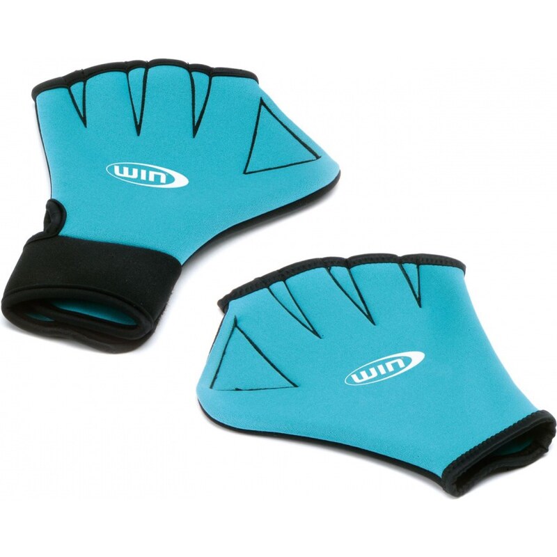 WIN Velcro Aqua Gloves Mens, black/blue