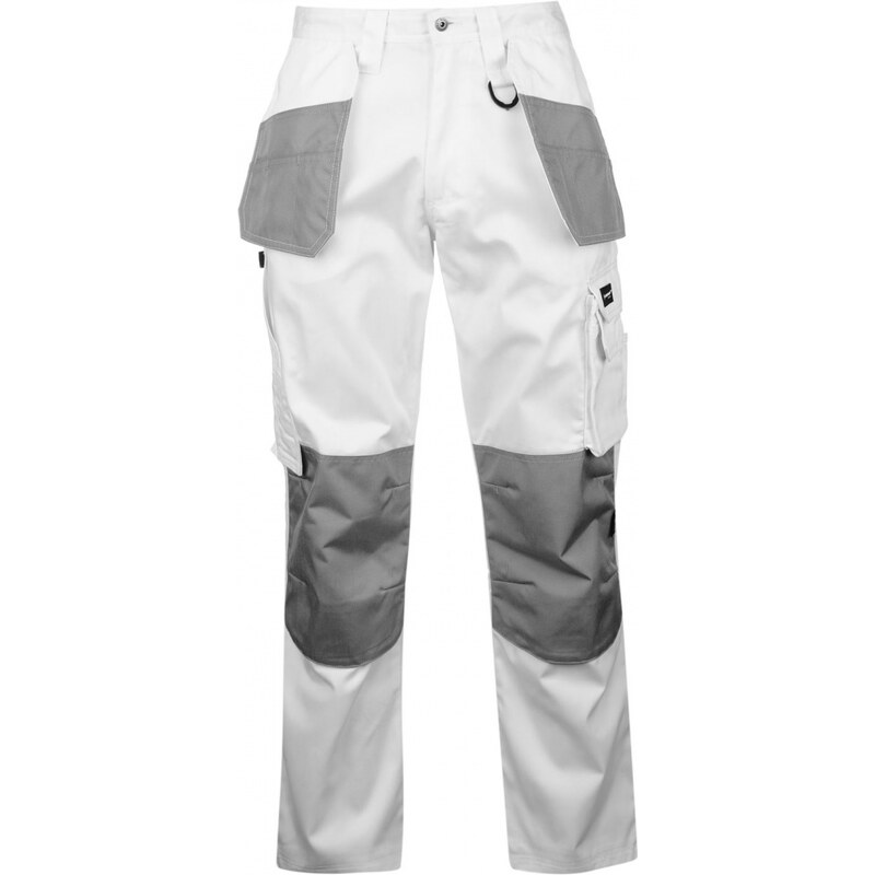 Dunlop On Site Trousers Mens, white/grey