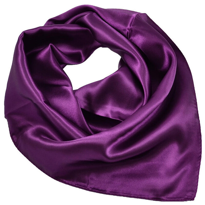 Šátek jednobarevný - tmavě fialový