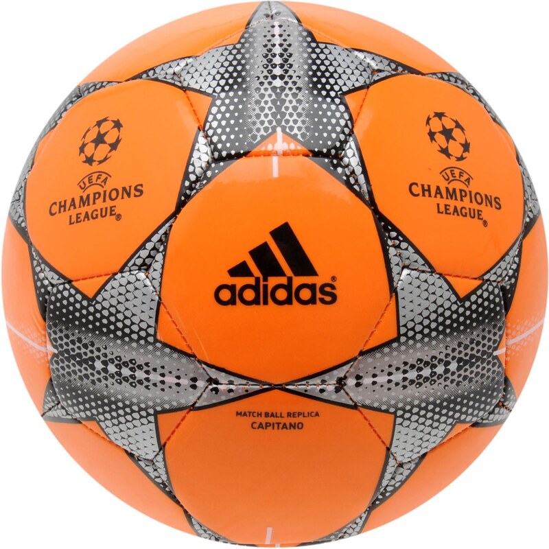 Adidas 2015 UEFA Champions League Glider Football, bright orange