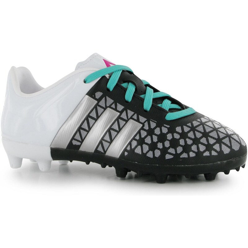 Adidas Ace 15.3 Childrens FG Football Boots, black/mattesilv