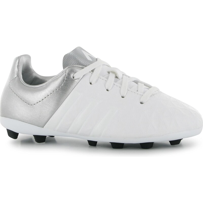 Adidas Ace 15.4 FG Childrens Football Boots, white/silver