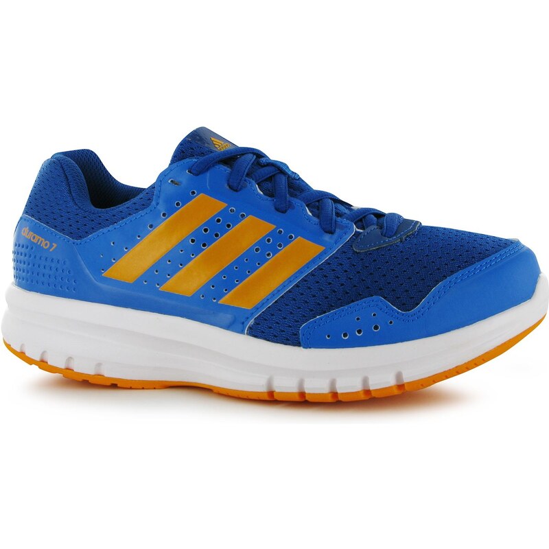 Adidas Duramo 7 Junior Boys Running Shoes, blue/orange