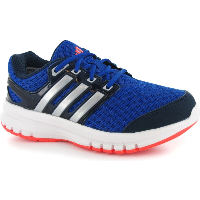 Adidas GalaxyElite Childrens Running Trainers, roy/sil/nvy/red