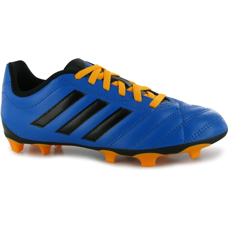 Adidas Goletto FG Junior Football Boots, shock blue/blk
