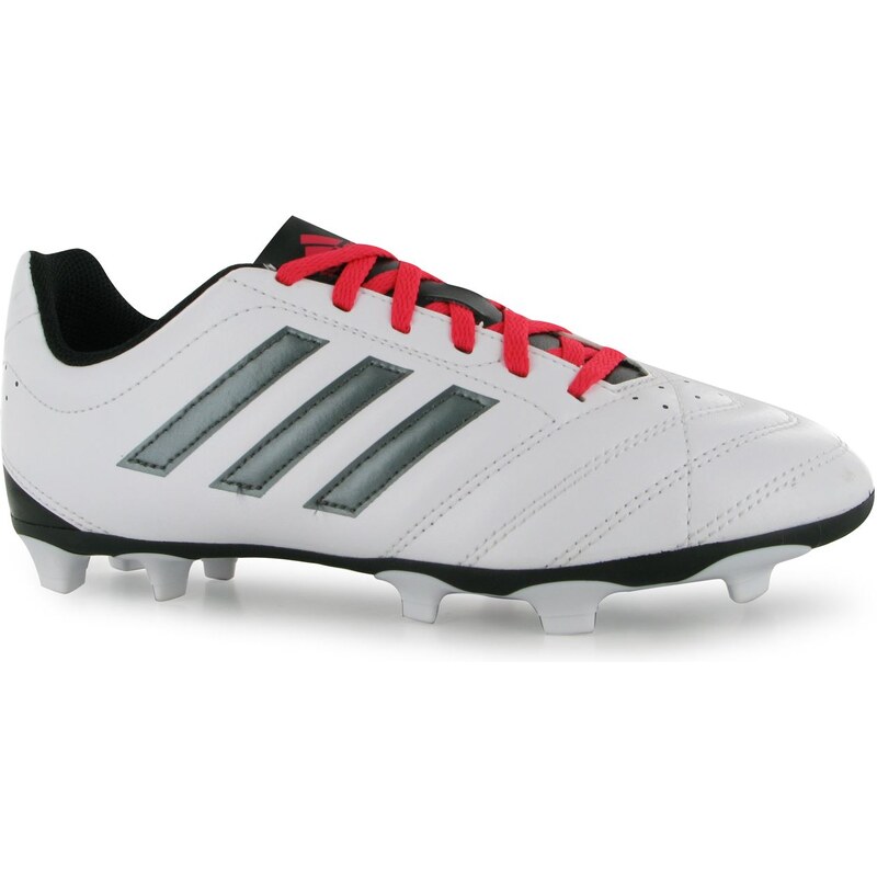 Adidas Goletto FG Junior Football Boots, white/night met