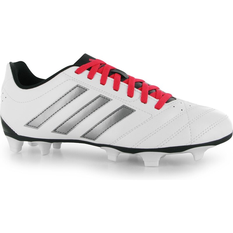 Adidas Goletto FG Mens Football Boots, white/night met