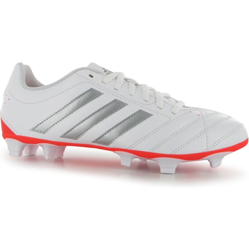 Adidas Goletto FG Mens Football Boots, white/silver