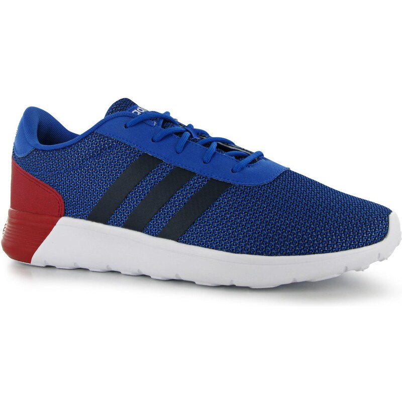 Adidas Lite Racer Mens Trainers, blue/navy/red