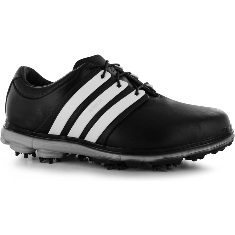 Adidas Pure 360 Mens Golf Shoes, black/white/sil