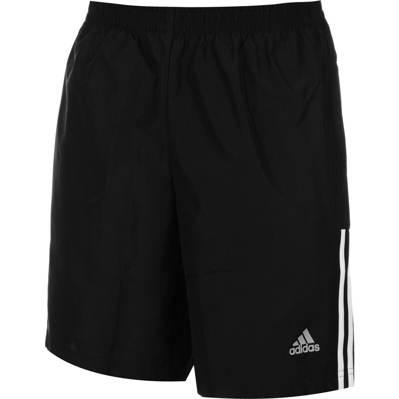 Adidas Questar Nine Inch Shorts Mens, black/white