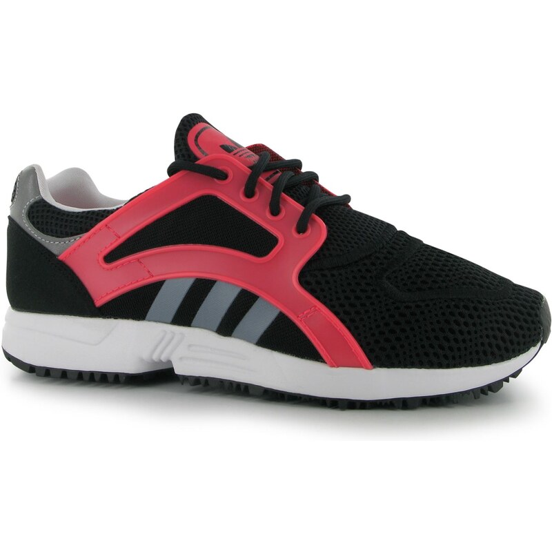 Adidas Racer Lite Ladies Trainers, black/wht/pink