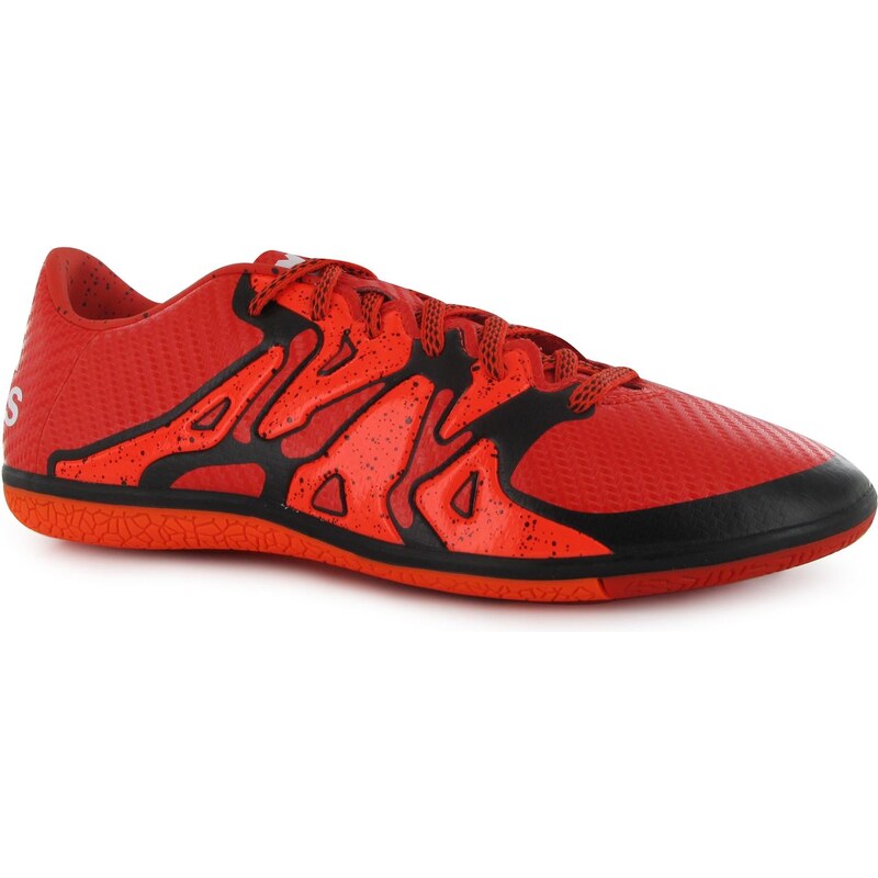Adidas X 15.3 Mens Indoor Football Trainers, bold orange