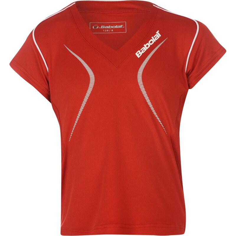 Babolat Club Polo Top Girls, red