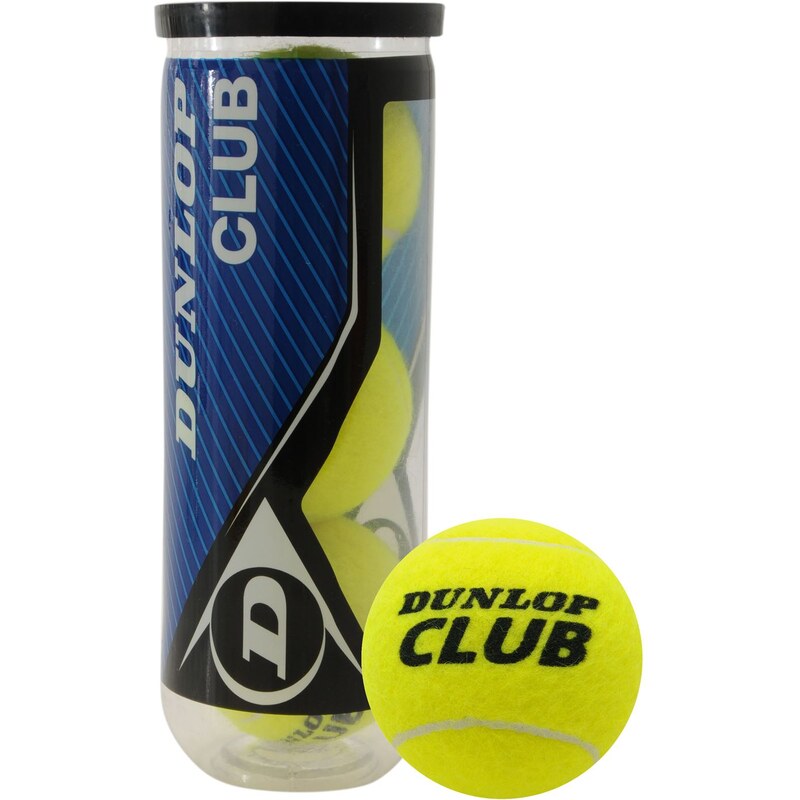 Dunlop Club All Court Tennis Balls, yellow / 3balls