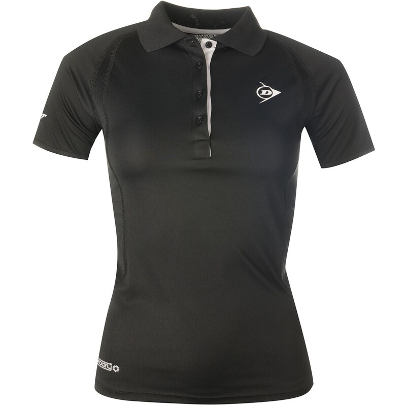 Dunlop Performance Polo Shirt Ladies, black