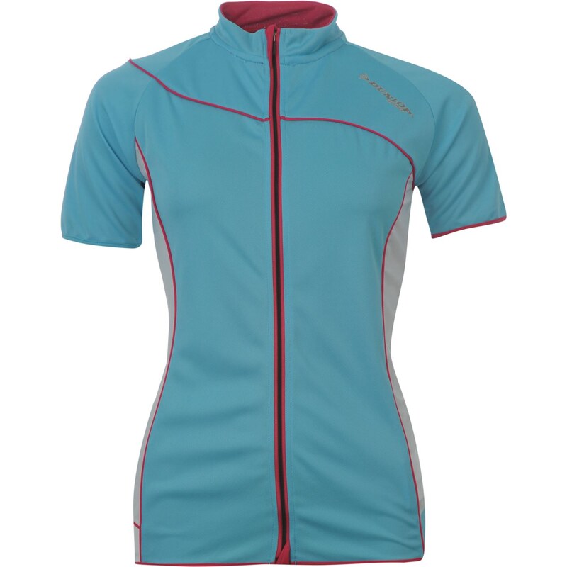 Dunlop Stand Cycling Top Ladies, light blue/pink