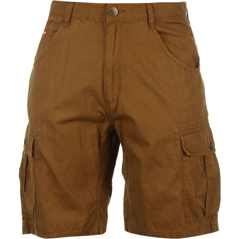 Lee Cooper Cargo Chino Shorts Mens, mocha