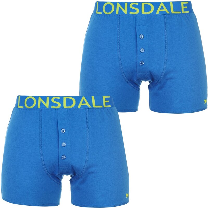Boxerky Lonsdale 2 Pack Electric Blue