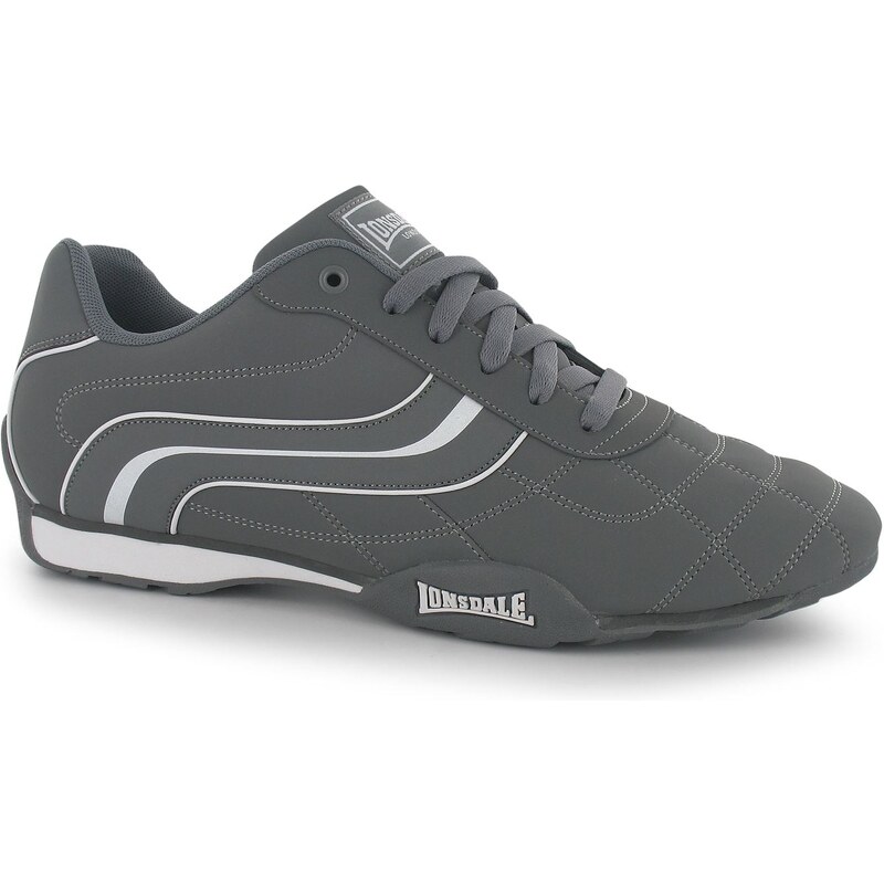 Lonsdale Camden Mens Trainers Grey/White