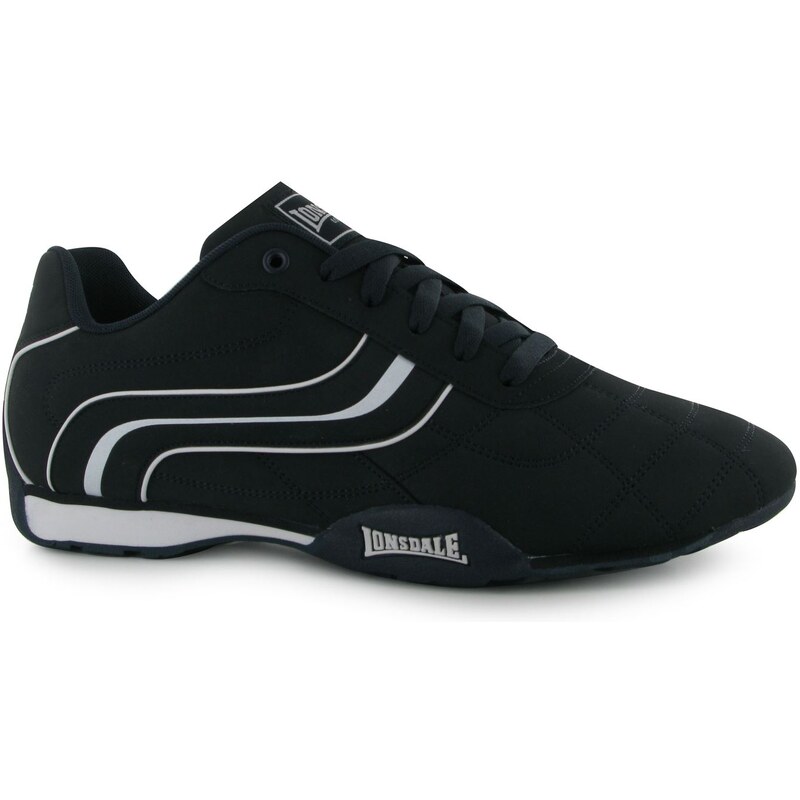 Lonsdale Camden Mens Trainers Navy/White