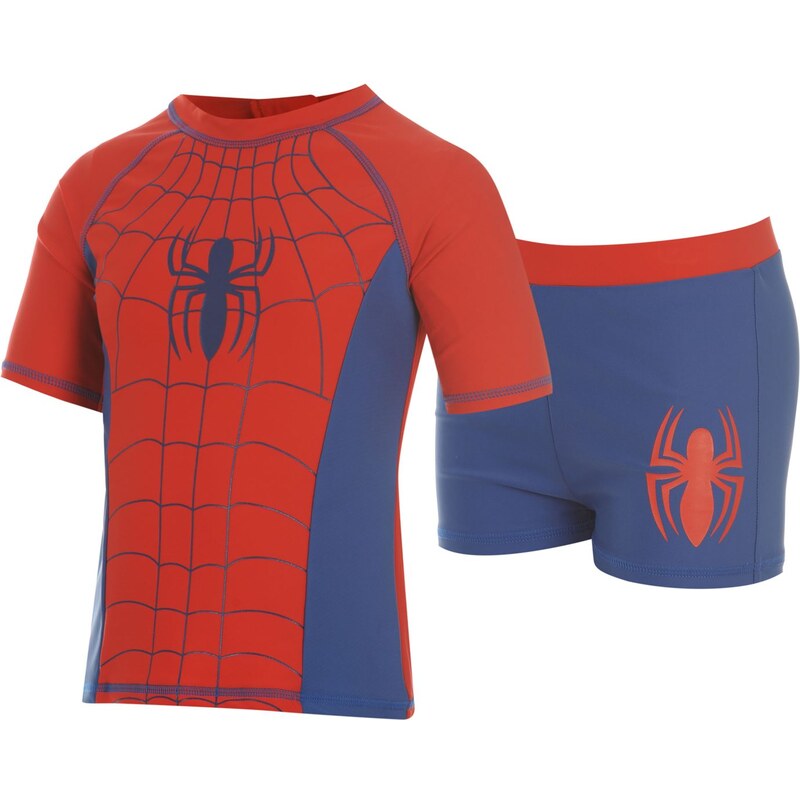 Marvel Spiderman 2 Piece Swim Suit Infants, navy