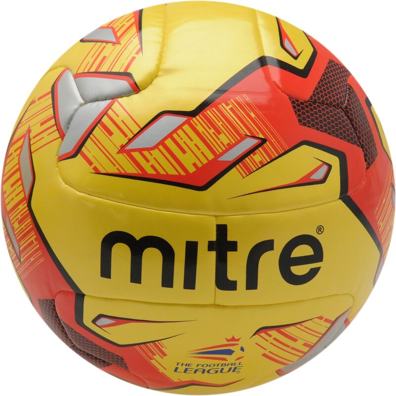 Mitre Delta Football League Replica Football, fluo yellow