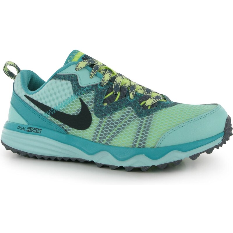 Nike Dual Fusion Ladies Trail Running Shoes, artteal/charc