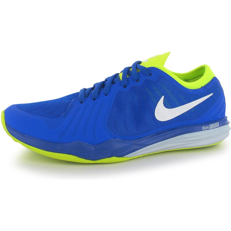 Nike Dual Fusion Ladies Training Shoes, blue/white/volt