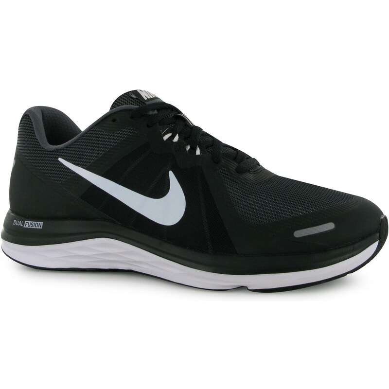 Nike Dual Fusion X Mens Running Shoes, black/white