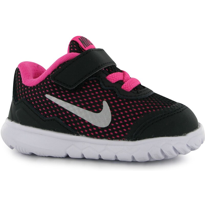 Nike Flex Experience 4 Infant Girls Trainers, black/silv/pink