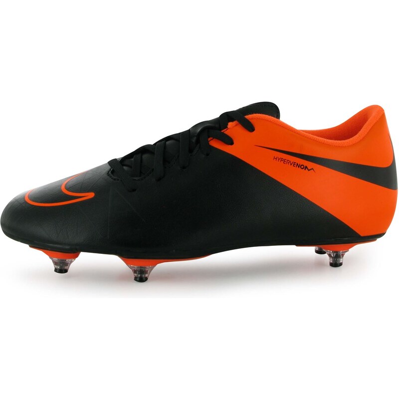 Nike Hypervenom Phade SG Mens Football Boots, black/orange