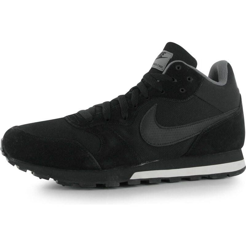 Nike MD Runner 2 High Top Trainers, black/black/gry